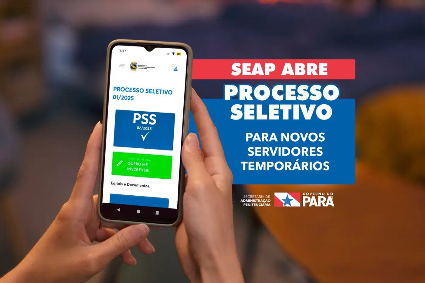 Seap abre processo seletivo com 49 vagas para diversos cargos; confira