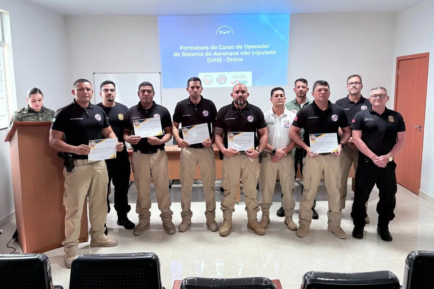 Seap forma operadores de drone para reforçar segurança no sistema prisional