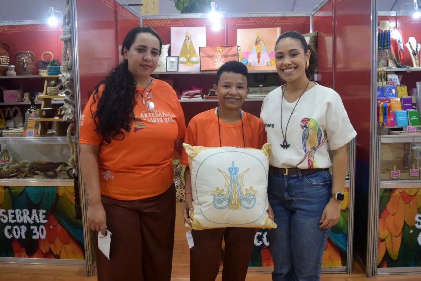 Internas da Seap expõem talentos na 13ª Feira de Artesanato do Círio