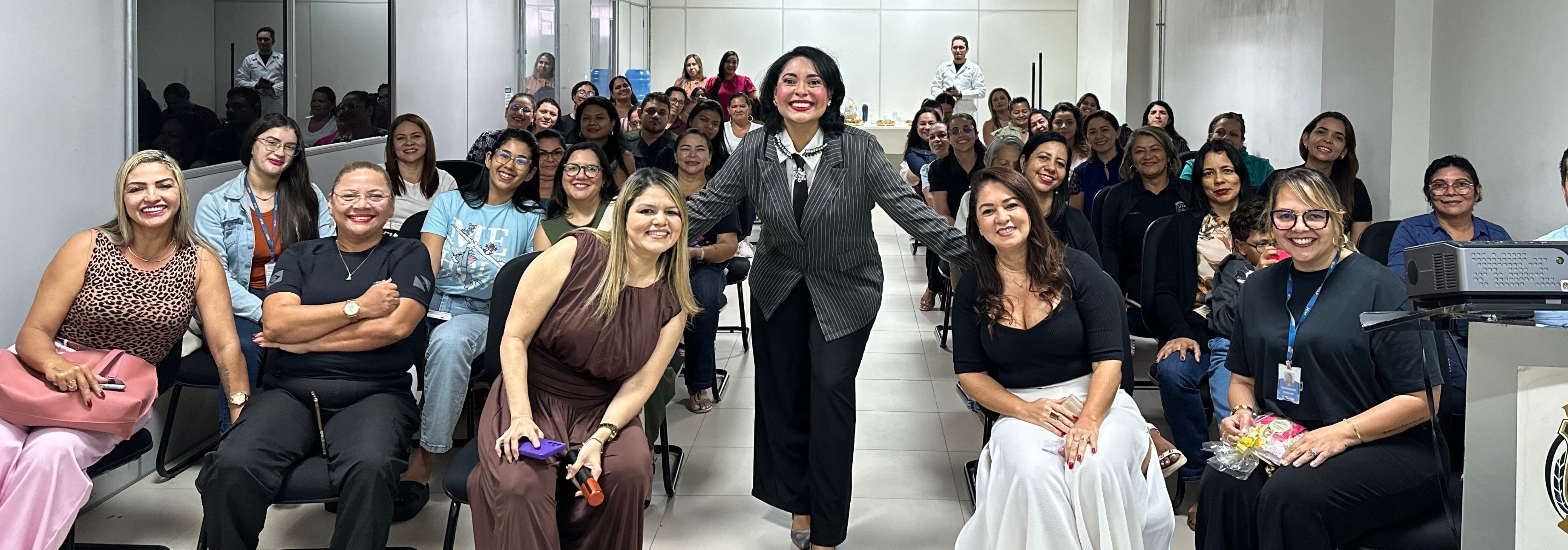 Seap reúne servidoras em palestra educacional alusiva ao Março Lilás