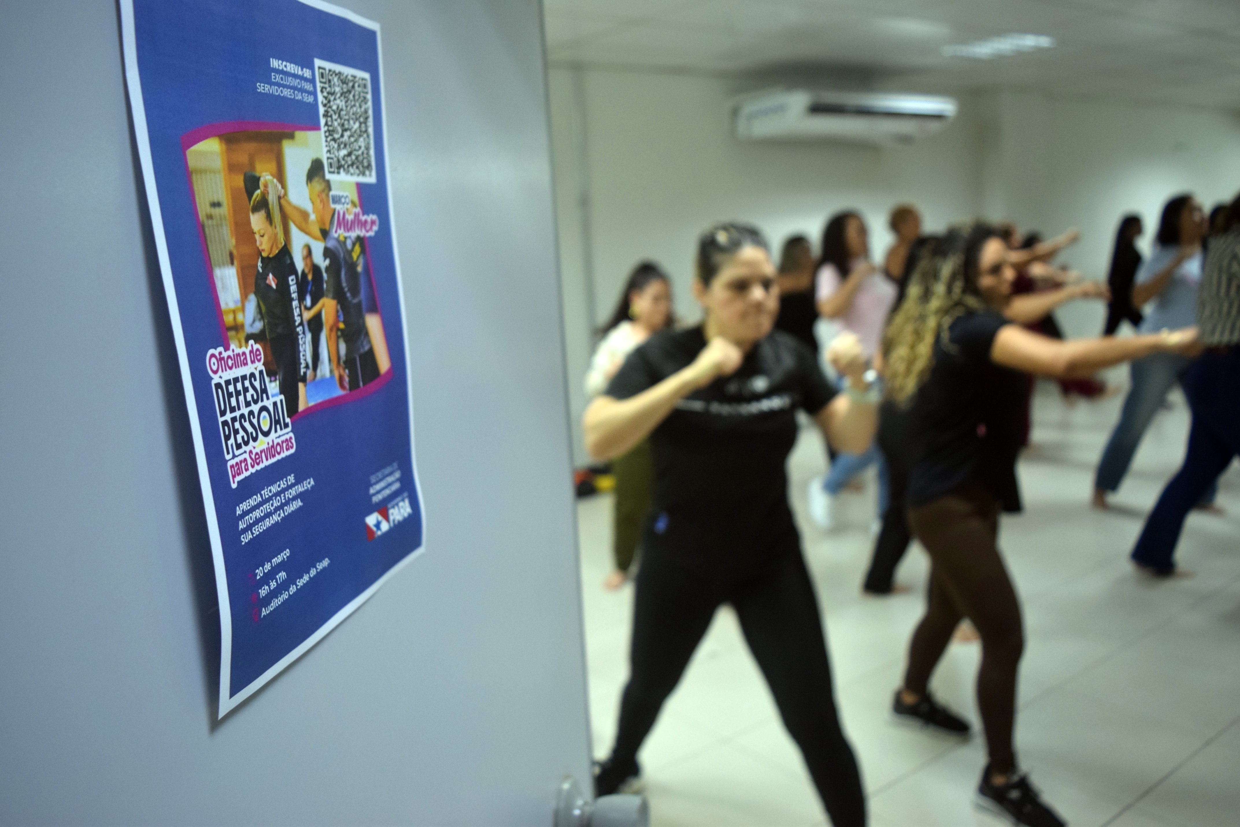 Seap promove oficina de defesa pessoal e amplia ações de valorização das servidoras