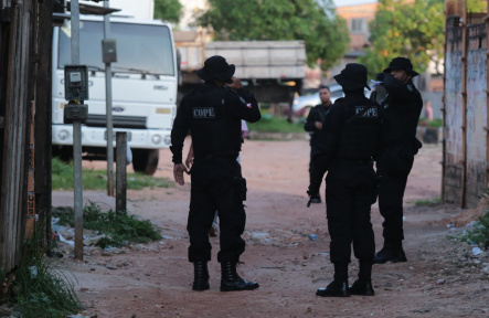 Grupo de Monitoramento e Recaptura (GMR) durante ação nos bairros de Belém e Região Metropolitana.