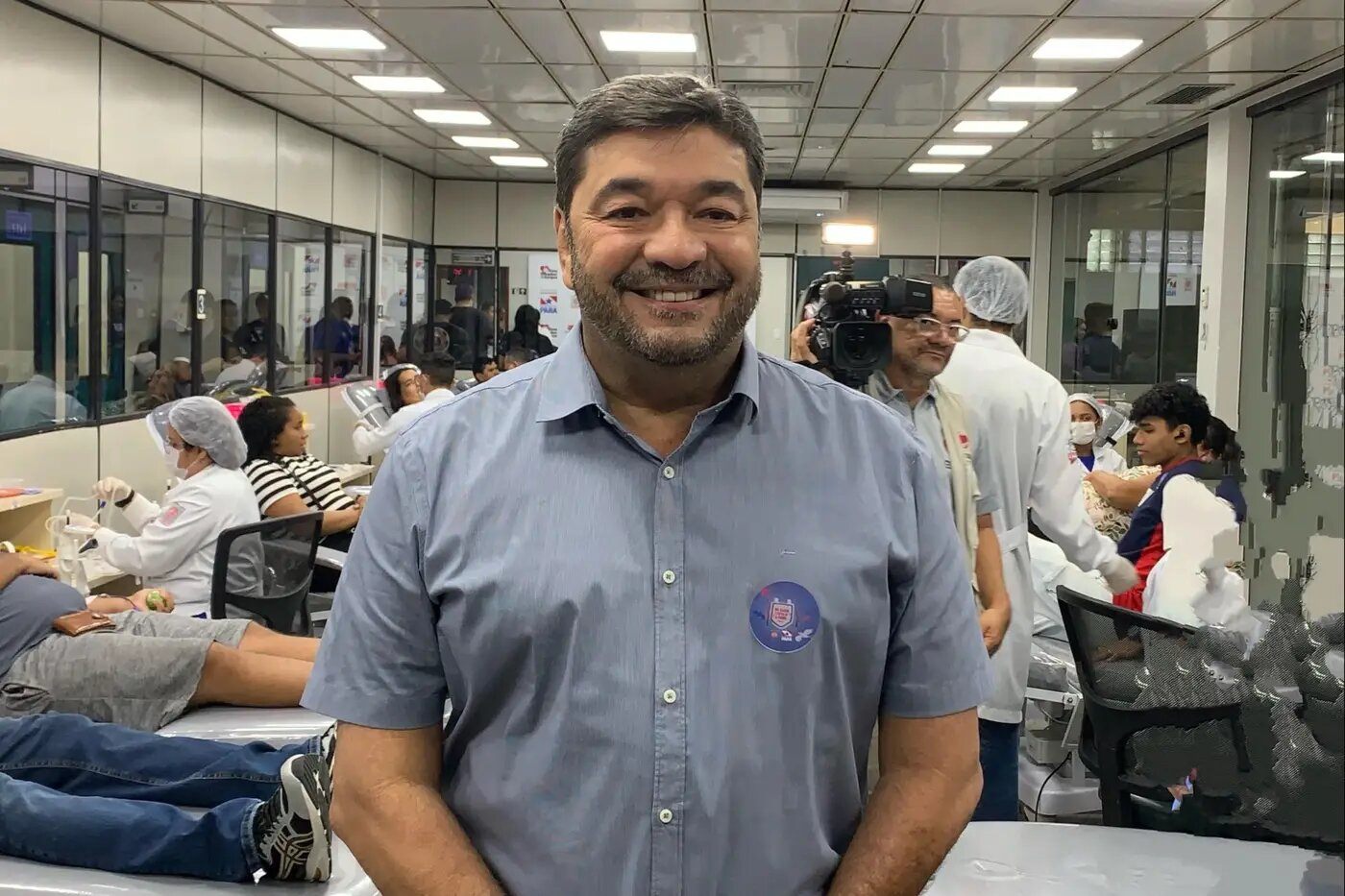 Paulo Bezerra — presidente da Fundação Hemopa Reforça o valor da doação e do gesto solidário.